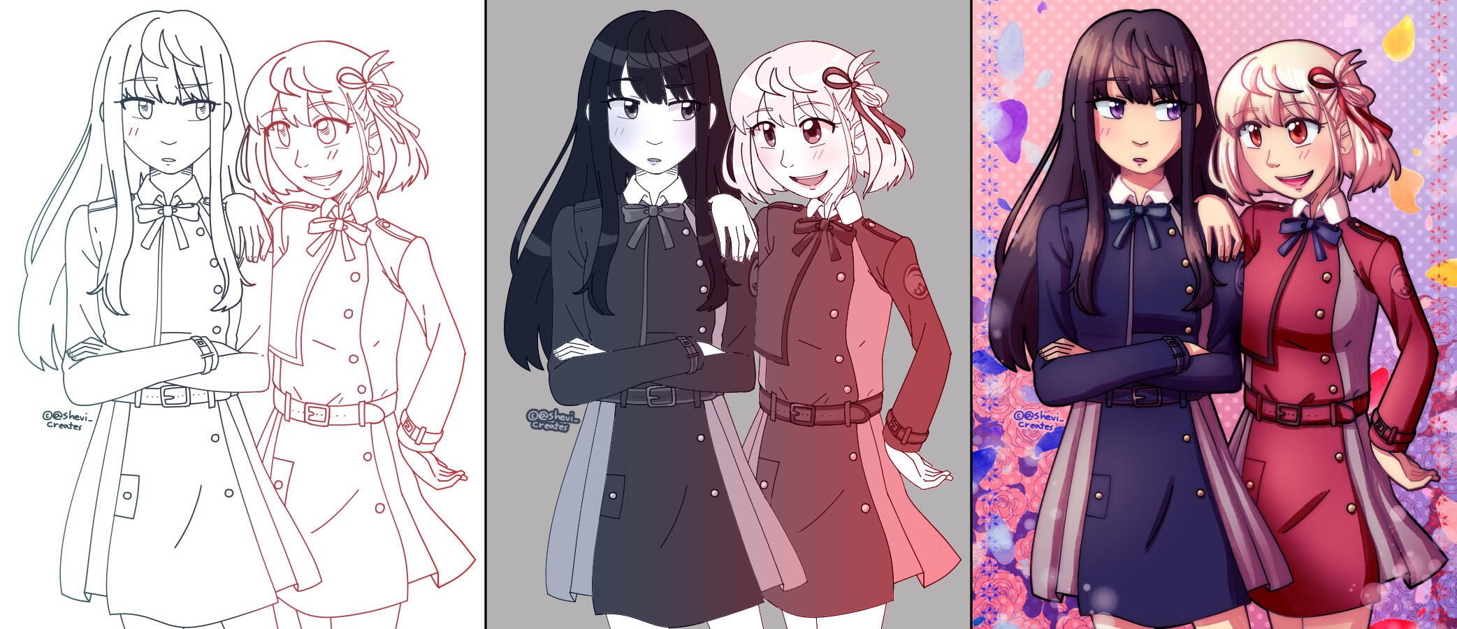 chisato nishikigi & takina inoue (lycoris recoil)