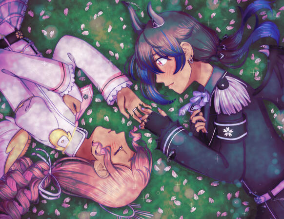 ocs by myself and chroniquitten on twitter